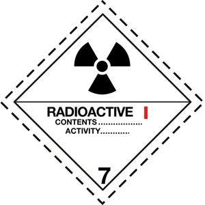 Radioaktywnych piktogram