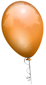 Oranje ballon vector afbeelding