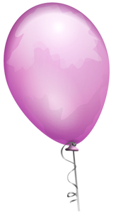 Pembe balon vektör görüntü