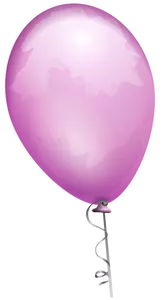 Rosa ballong vektorbild