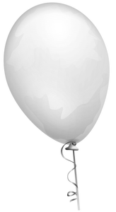 Grauen Ballon-Vektor-illustration
