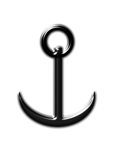 Gray anchor