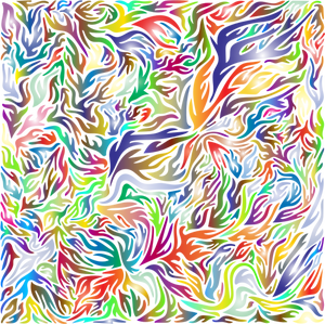 Azulejo de flamas abstractas