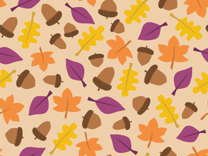Fall pattern vector image
