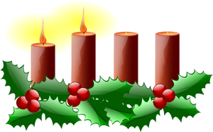 Second Sunday in advent vector image