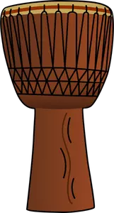 Vector image of djembe