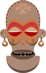 Afrikanische Maske-Vektorgrafiken