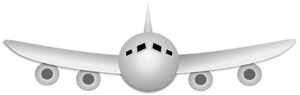 Vector de dibujos animados de avión