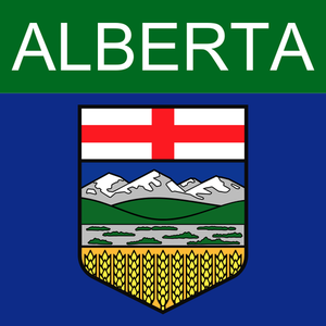 Graphiques de vecteur pour le symbole Alberta