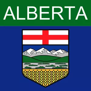 Alberta simbol grafis vektor