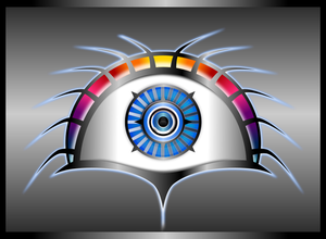 Tecnología ojo Vector Clip Art