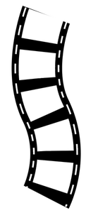 Ilustración de vector de cinta de película