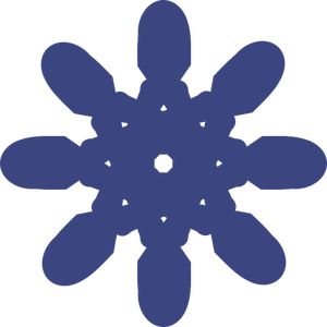 Vector de dibujo de la decoración octogonal.