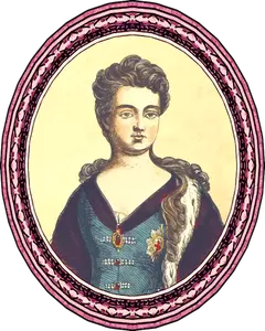 Bingkai gambar Queen Anne