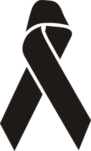 Illness awareness ribbon.