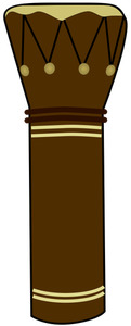 Vector illustration of drum