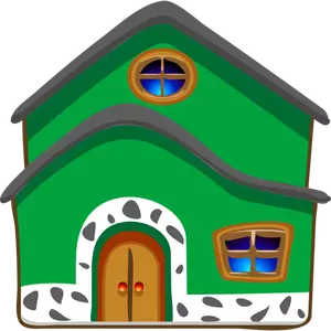 Vector image of a house