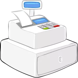 Cash register vektor image