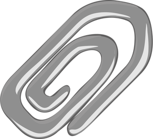 Vector image of paper clip