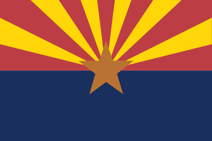 Bandiera vettoriale Arizona