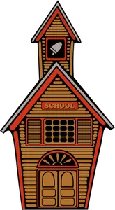 School building vector image