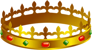 Royal crown vektor gambar