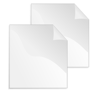 Leeren Blatt Papier Symbol Vektor-Bild