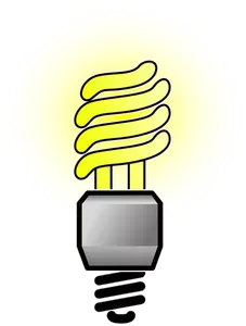 Energy saver ampoule vector image