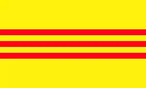 Drapeau de la République socialiste du Viêt Nam du Sud