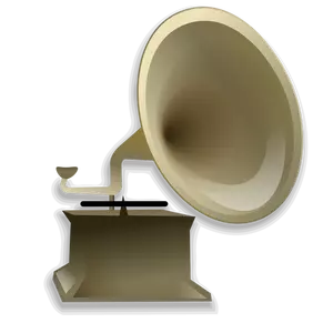 Gramophone vektor ilustrasi