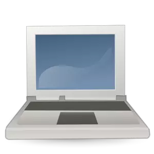 Color laptop icon vector image