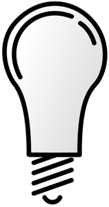 Glühbirne aus Vektor-Bild
