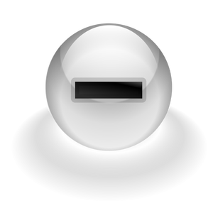 Минус компьютера кнопка векторное изображение
