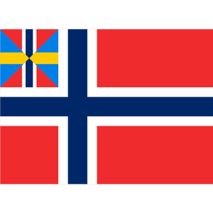 Bandera de la Unión de Noruega