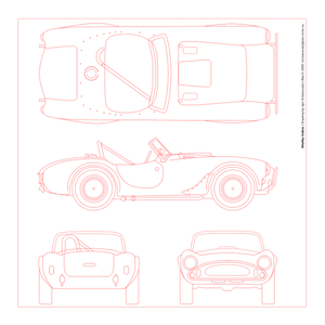 Ilustracja wektorowa samochód sportowy