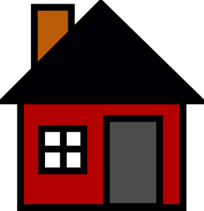 Vector graphics of house