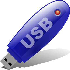 USB memory stick vector graphics