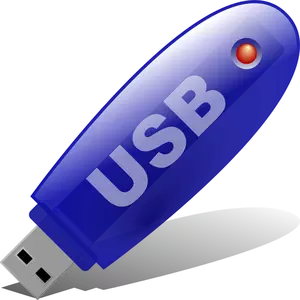 Gráficos de vetor de stick de memória USB