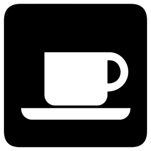 Icona di vettore per caffè
