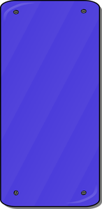 Immagine vettoriale riquadro blu
