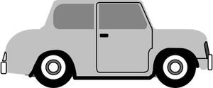 Car side view vector