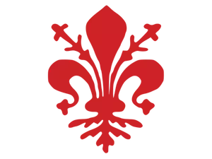 Vector brasão de armas da cidade de Florença