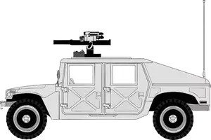 Hummer pojazdu wektor