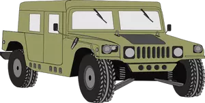 Hummer auto vektorový obrázek