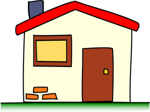 Image clipart vectoriel maison simple