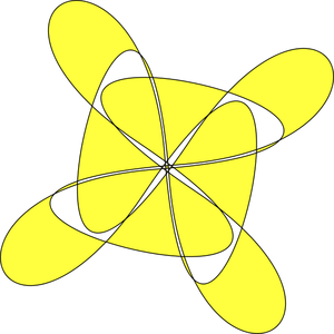 Immagine vettoriale modello giallo