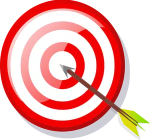 Векторное изображение цели с стрелкой