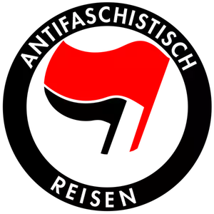 '' Antifaschistisch Reisen'' Symbol