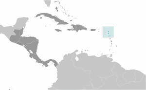 Antigua och Barbuda läge