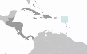 Lokasi Antigue dan Barbuda